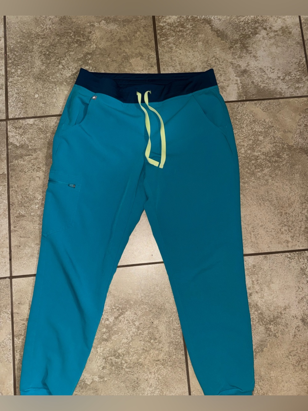 Teal Figs Scrub Pants Zamora